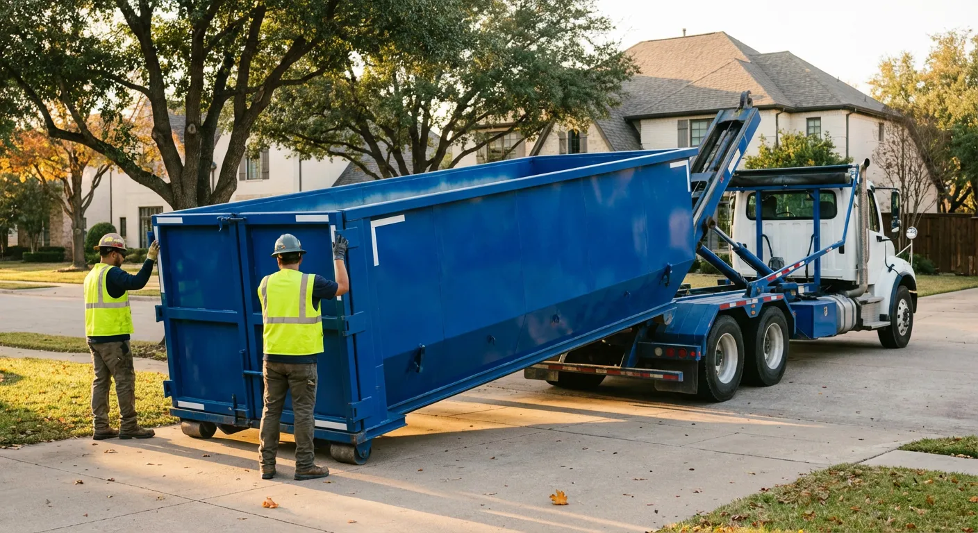 Roll-off dumpster rental service in College Station