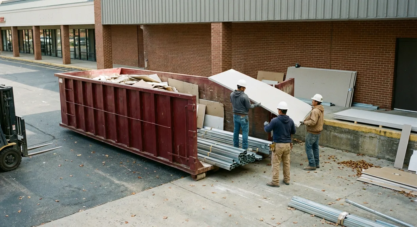 Commercial Strip-Mall Demolition in College Station, TX