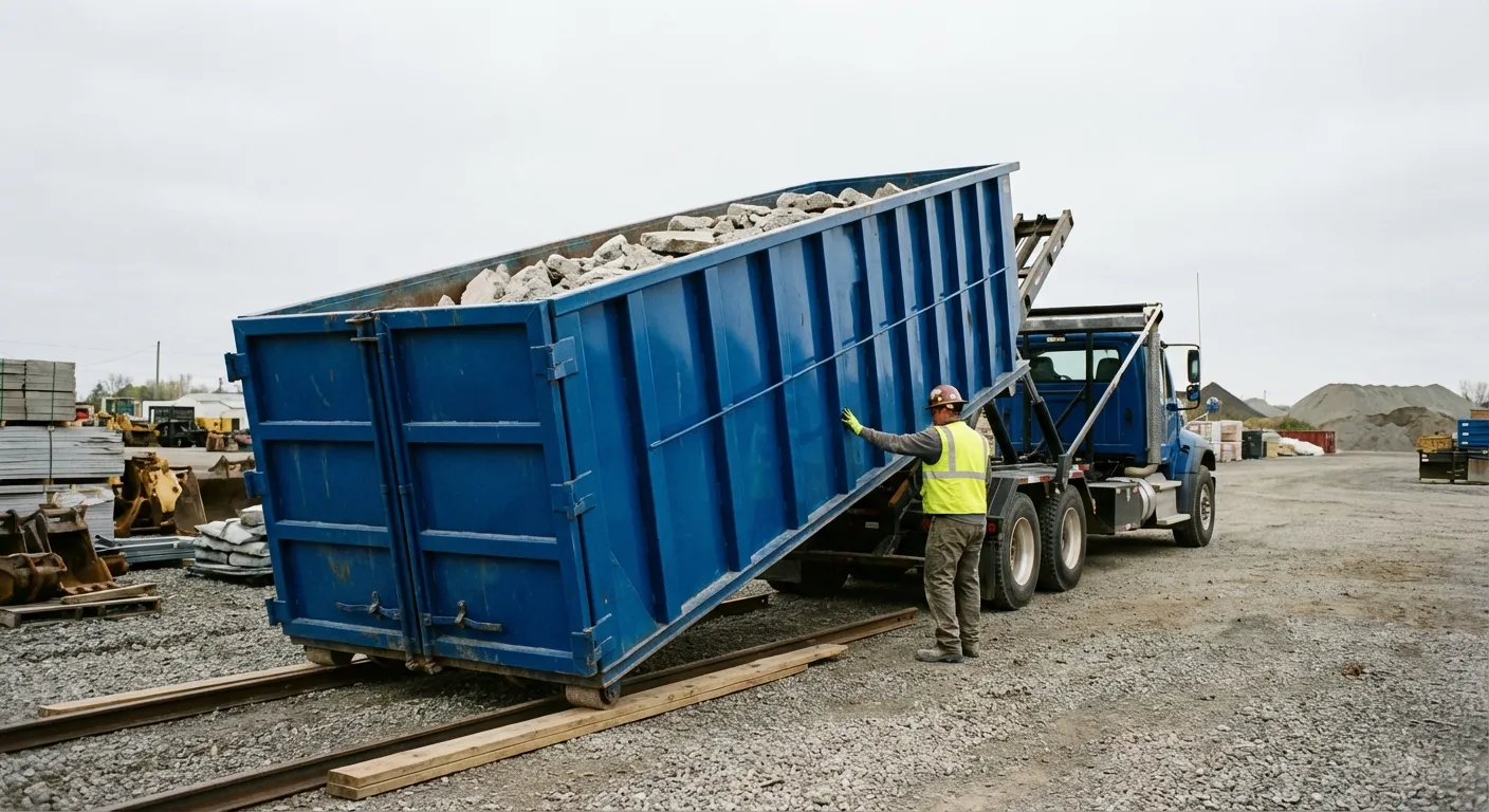 Heavy duty concrete dumpster specifications in College Station, TX