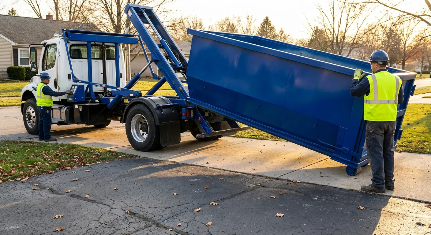 Roll-off dumpster rental service in College Station, TX