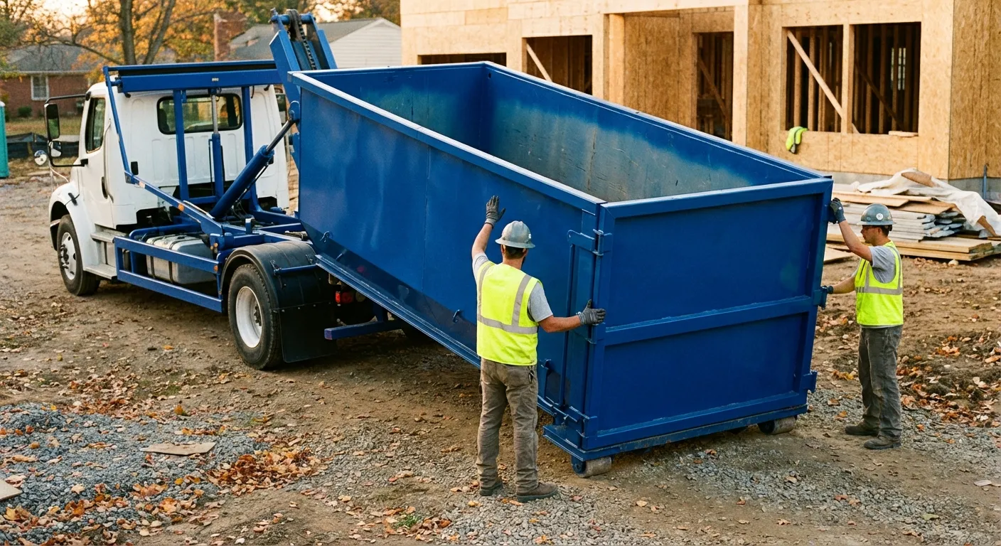 Construction dumpster delivery and waste management in College Station, TX