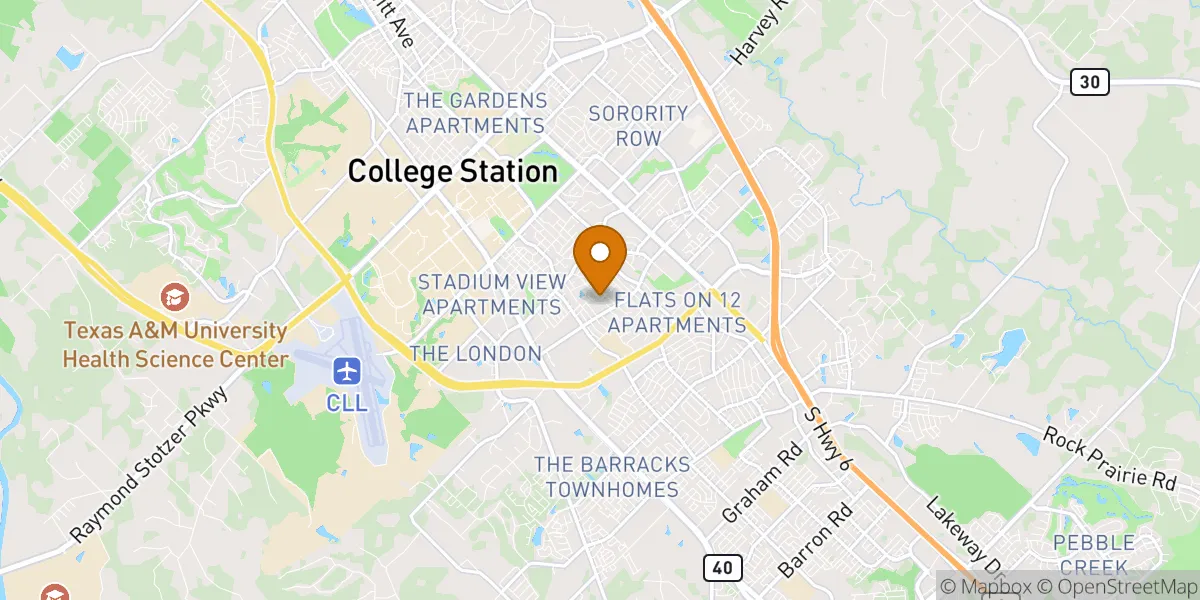 neighborhood map neighborhood map in College Station, TX