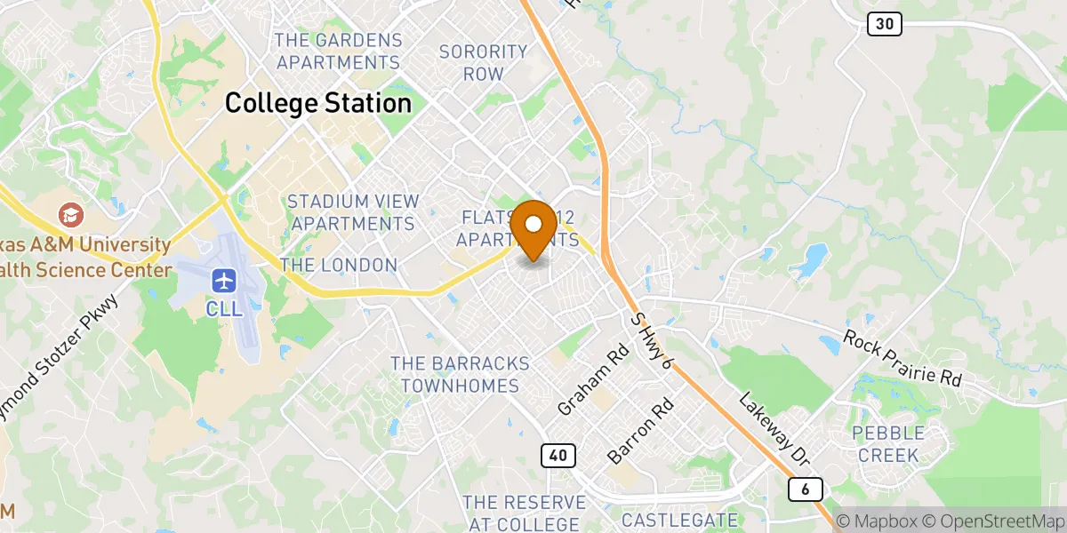 neighborhood map neighborhood map in College Station, TX